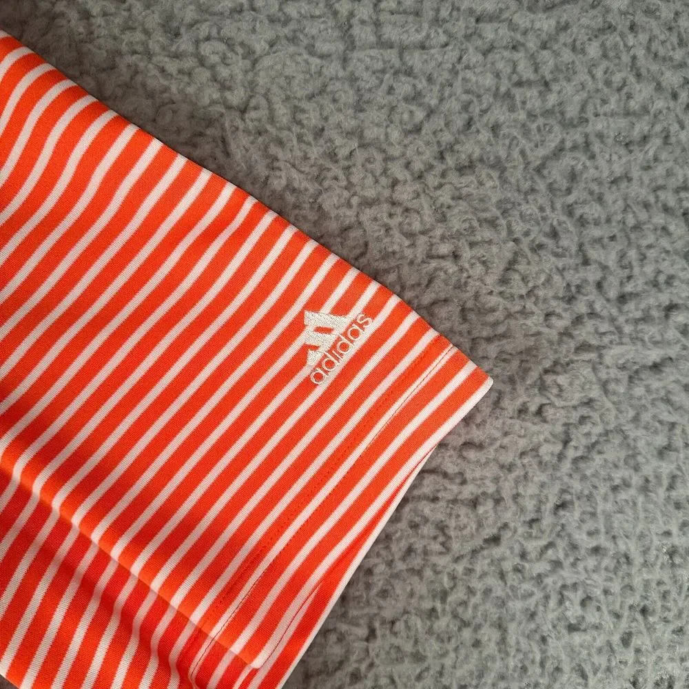 Pinehurst By Adidas Polo Shirt Mens‎ Large Orange Golf Putter Boy Logo 1895